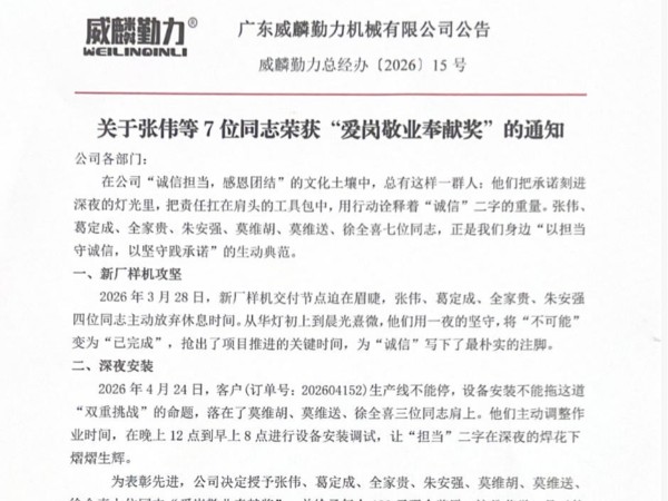 關(guān)于張偉等7位同志榮獲“愛崗敬業(yè)奉獻(xiàn)獎(jiǎng)”的通知